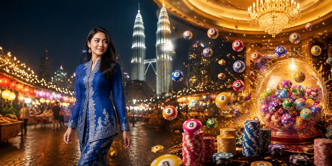 Malaysian user in baju kurung enjoying virtual betting entertainment